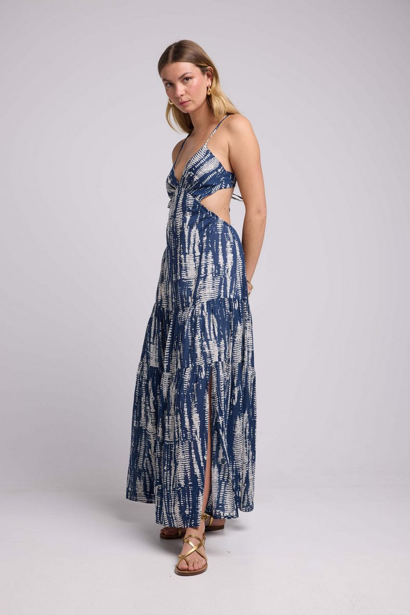 Vestido Largo Sin Mangas - Navy