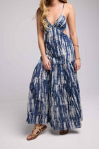 Vestido Largo Sin Mangas - Navy