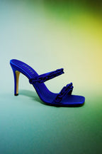 Catena Notte Sapphire High-Heel Two Straps Sandal