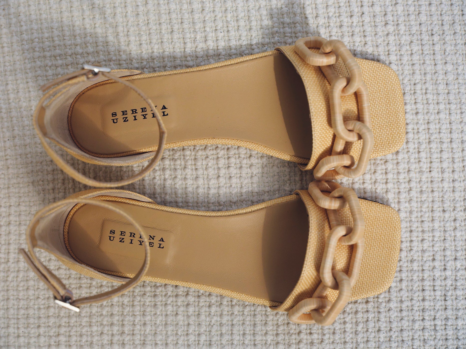 Catena Natural Flat Ankle Sandal
