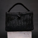 Almeria Black Large Tote Bag