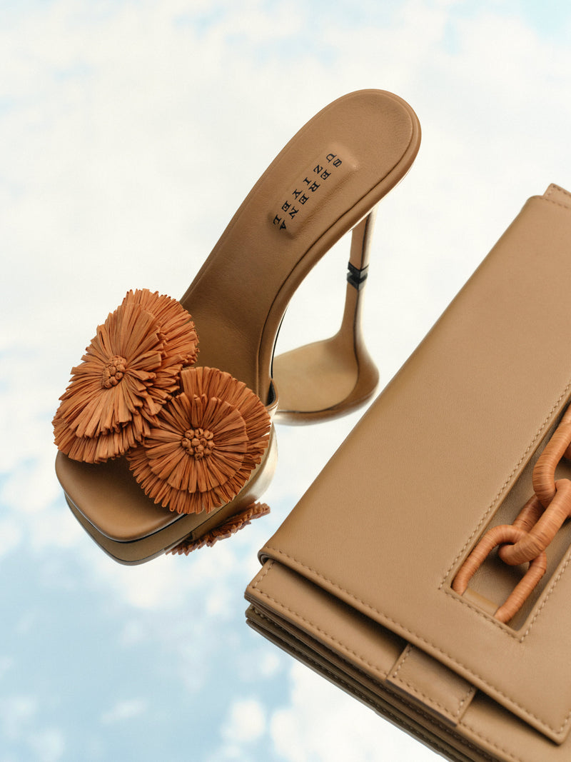 Narcissa Latte High-Heel Sandal