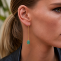 Pendientes Largos Modelo Aventurina Pequeña