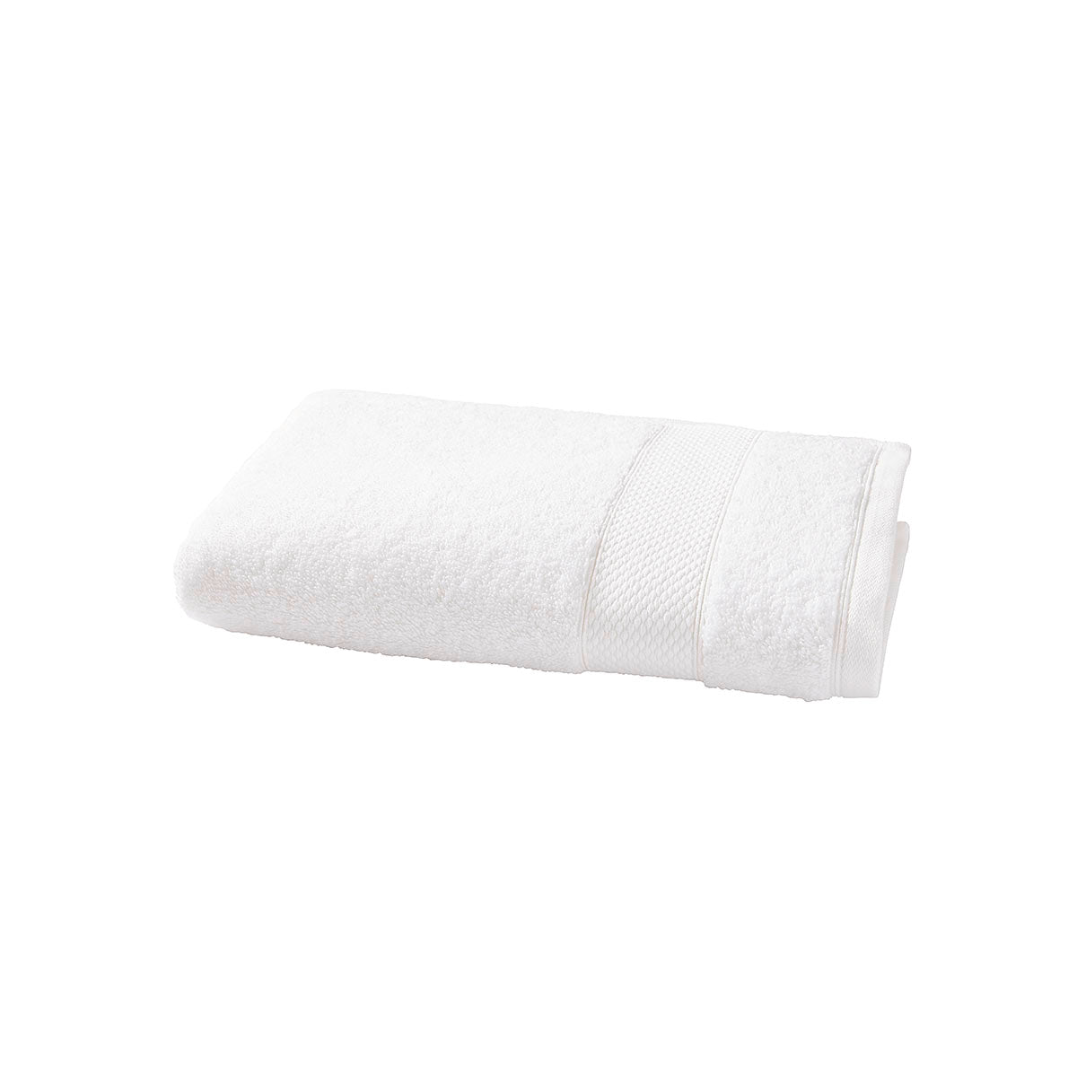 Éponge Unie - Serviette Invité - Blanc