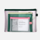 Set De Pochettes Mesh (S, M Et L) - Vert