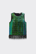 Sequin Top - Tartan 2