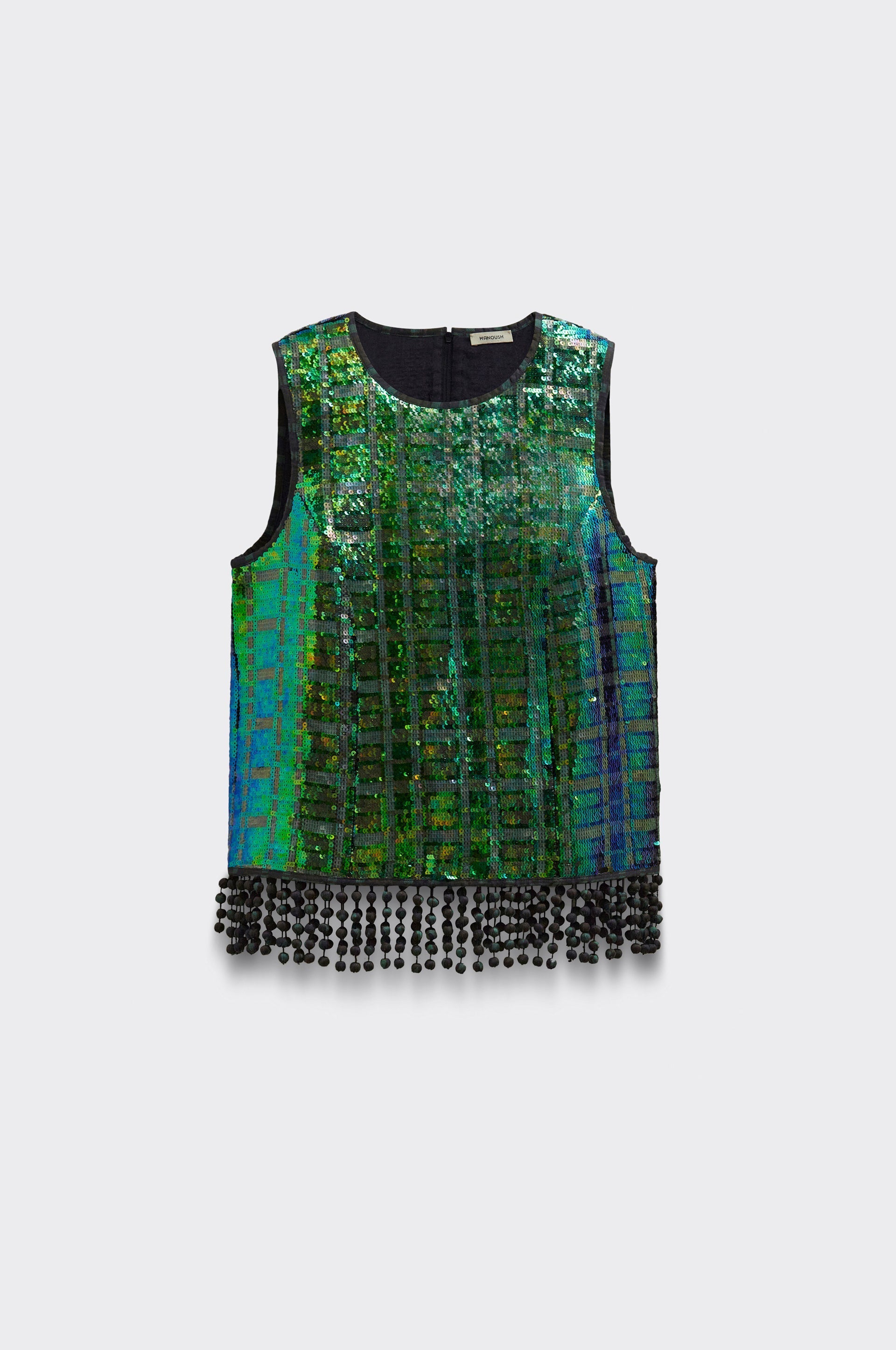 Sequin Top - Tartan 2