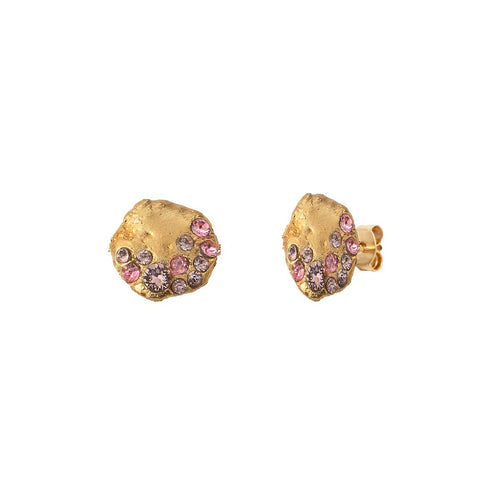 Boucles D'Oreilles Seven Rose Opale