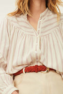 Blusa Severin - Rayas en el borde