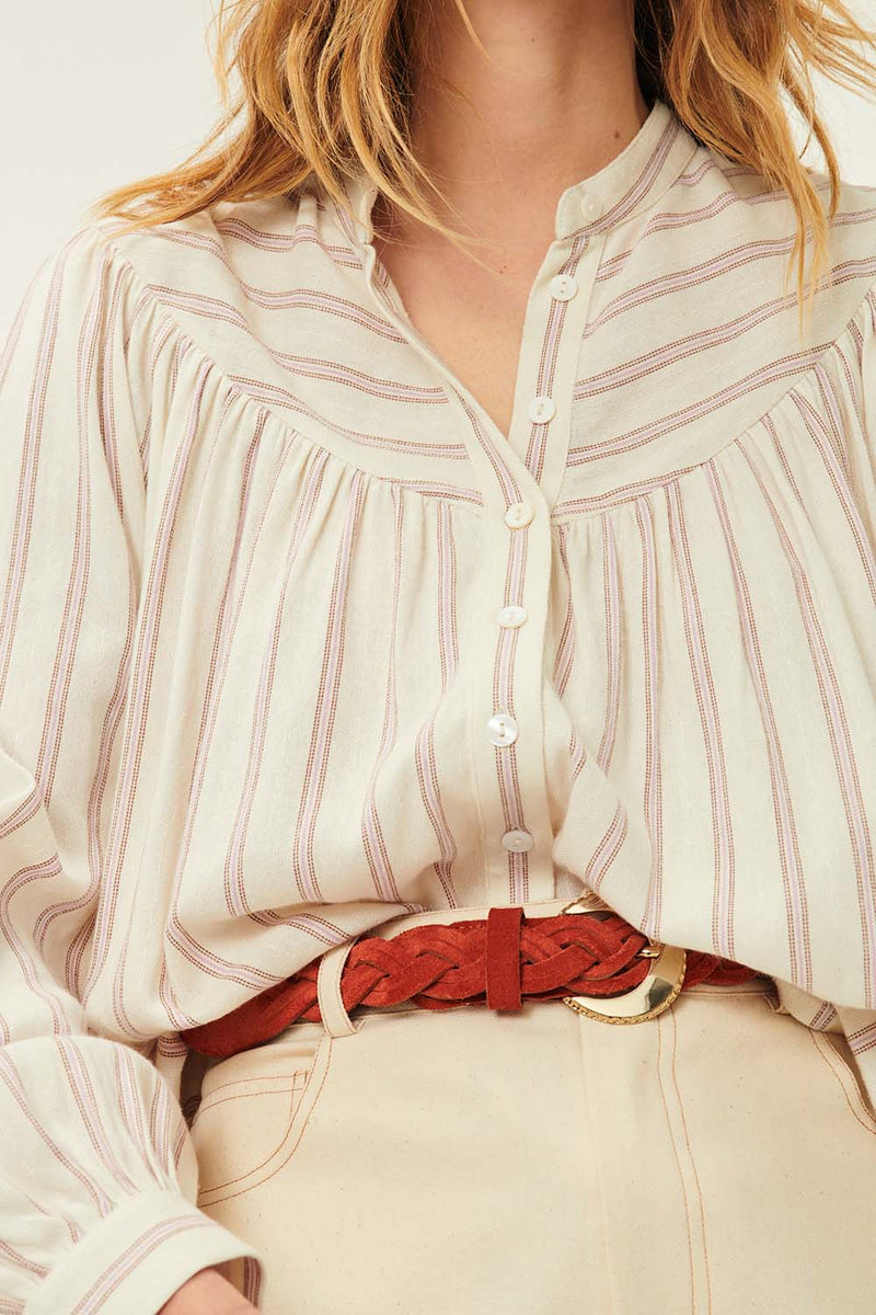 Blusa Severin - Rayas en el borde