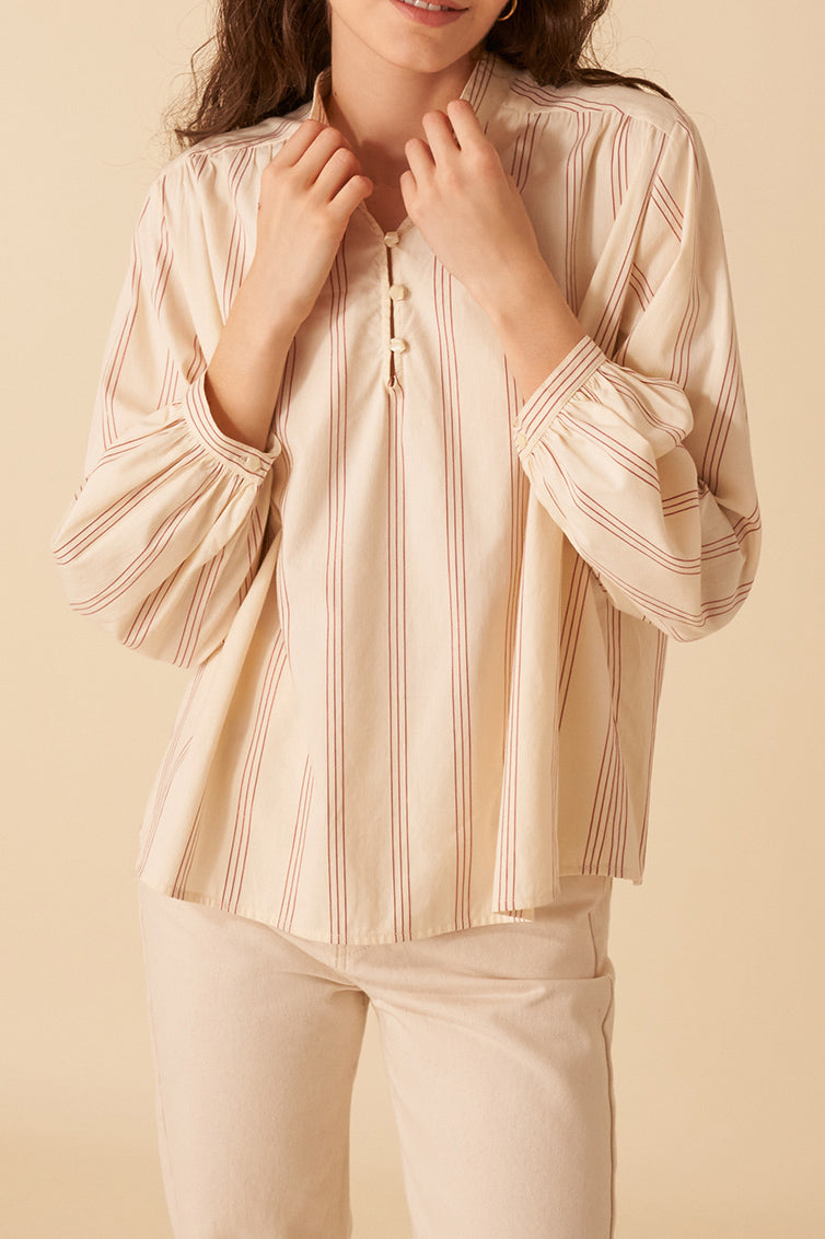 Sevigne Blouse - Mimo Stripe