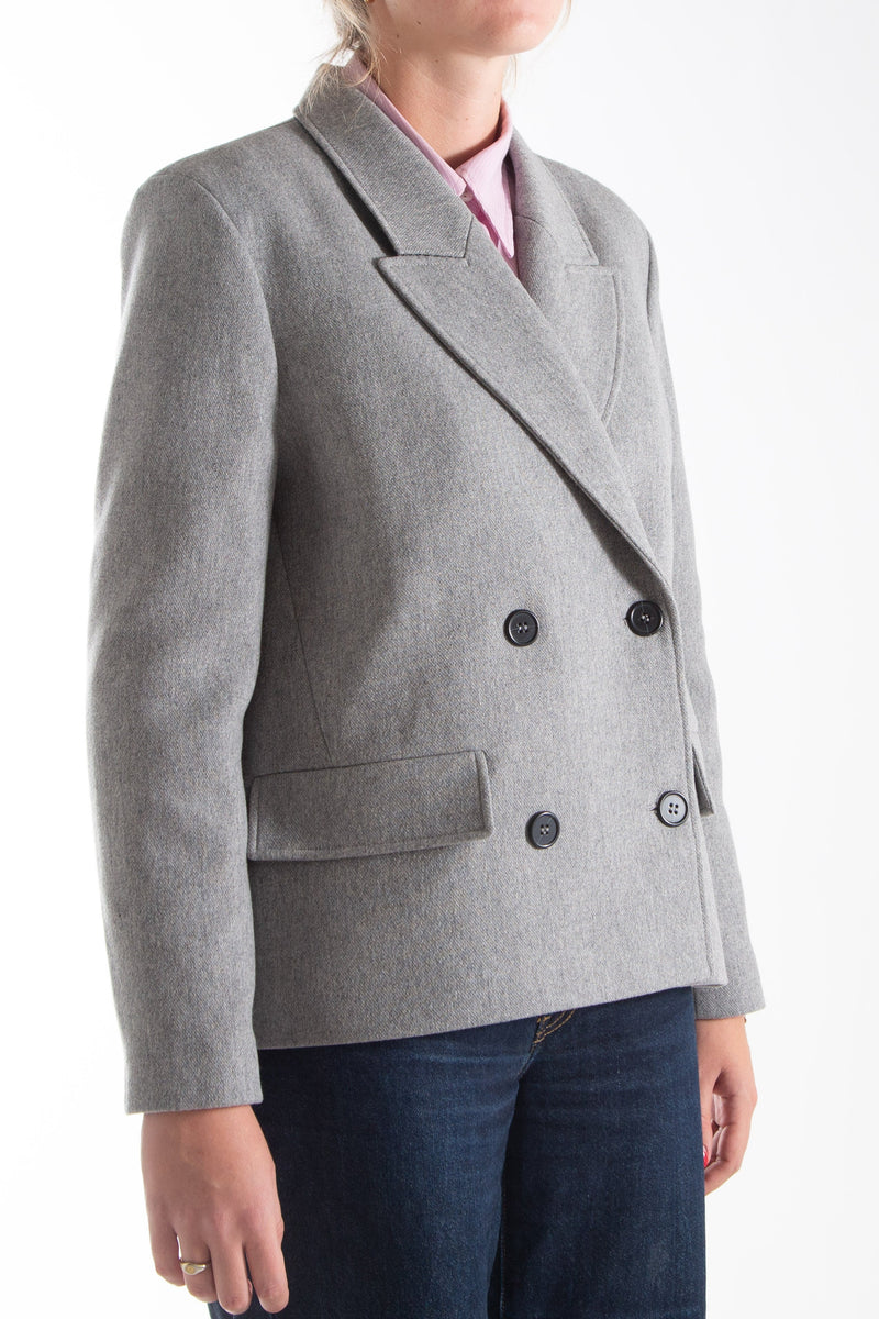 Manteau Veste Caban Court Precis