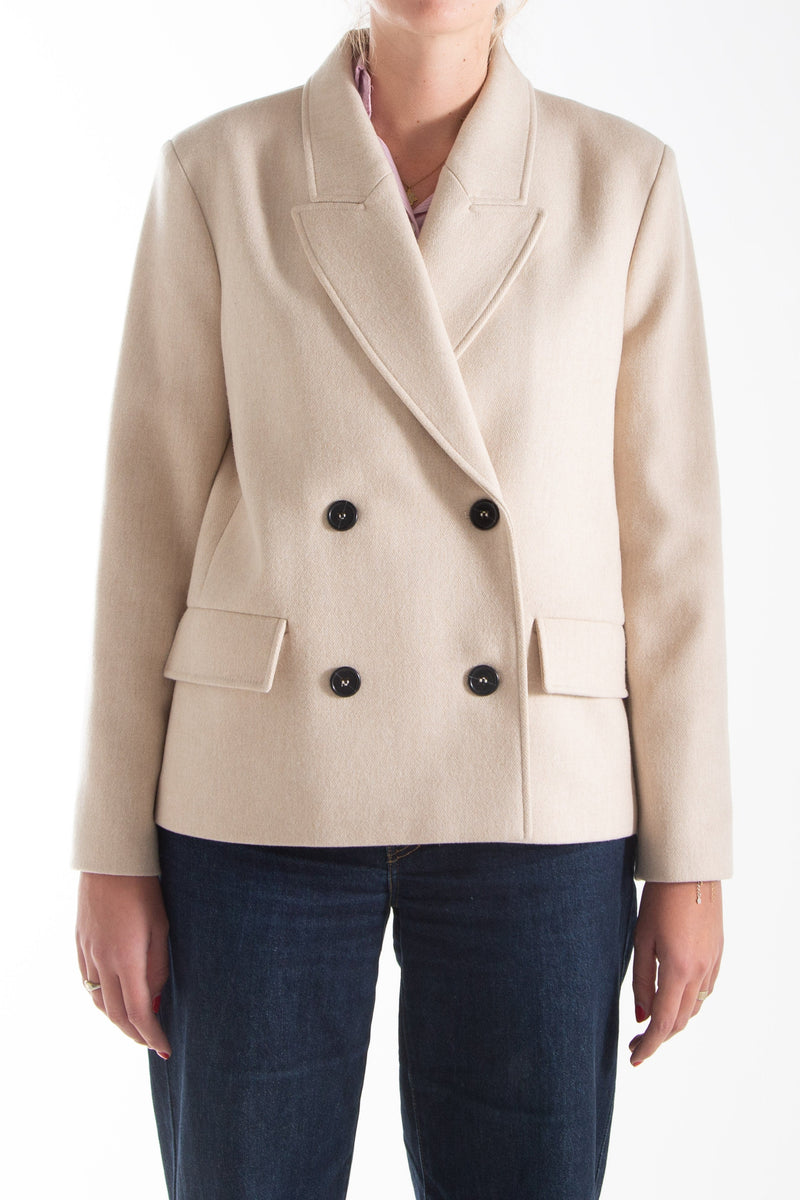 Manteau Veste Caban Court Precis