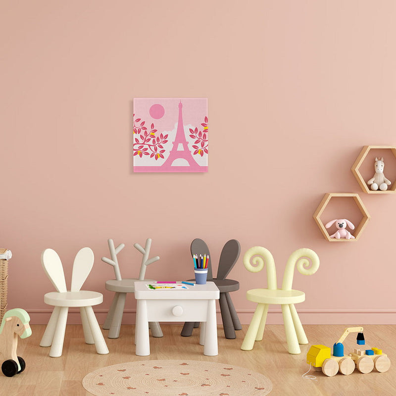 Mini Peinture Par Numéros 20X20Cm Avec Cadre Paris Au Soleil