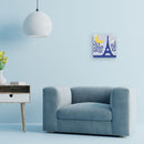 Mini Peinture Par Numéros 20X20Cm Avec Cadre Paris Sous La Lune