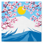 Mini Peinture Par Numéros 20X20Cm Avec Cadre Le Mont Fuji