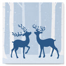 Mini Peinture par Numéros petit format 20x20cm avec cadre Rencontre de Cerfs