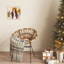 Mini Peinture Par Numéros 20X20Cm Avec Cadre Femme Et Marguerites