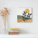 Mini Peinture Par Numéros 20X20Cm Avec Cadre Paysage Et Plante