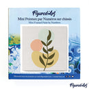 Mini Peinture Par Numéros 20X20Cm Avec Cadre Plante