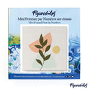 Mini Peinture Par Numéros 20X20Cm Avec Cadre Plante 4