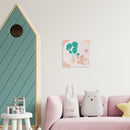 Mini Peinture Par Numéros 20X20Cm Avec Cadre Petit Chien Amoureux