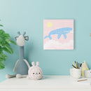 Mini Peinture Par Numéros 20X20Cm Avec Cadre Baleine À Bosse