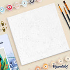 Mini Peinture Par Numéros 20X20Cm Avec Cadre Capybara Tropical