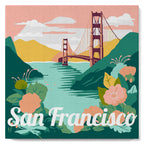 Mini Peinture Par Numéros 20X20Cm Avec Cadre San Francisco