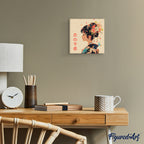 Mini Paint By Numbers 20X20Cm With Frame Japanese-Style Love