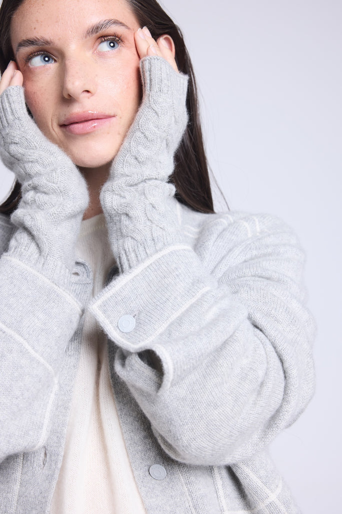 Mitaines Unisexe Sfez - Gris Clair - Mixte