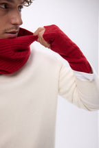 Mitaines Sfez - Rouge - Mixte - 100% Cachemire
