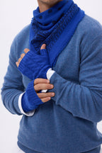 Mitaines Sfez - Bleu Roi - Mixte - 100% Cachemire