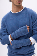 Mitaines Sfez - Bleu Jean - Mixte - 100% Cachemire