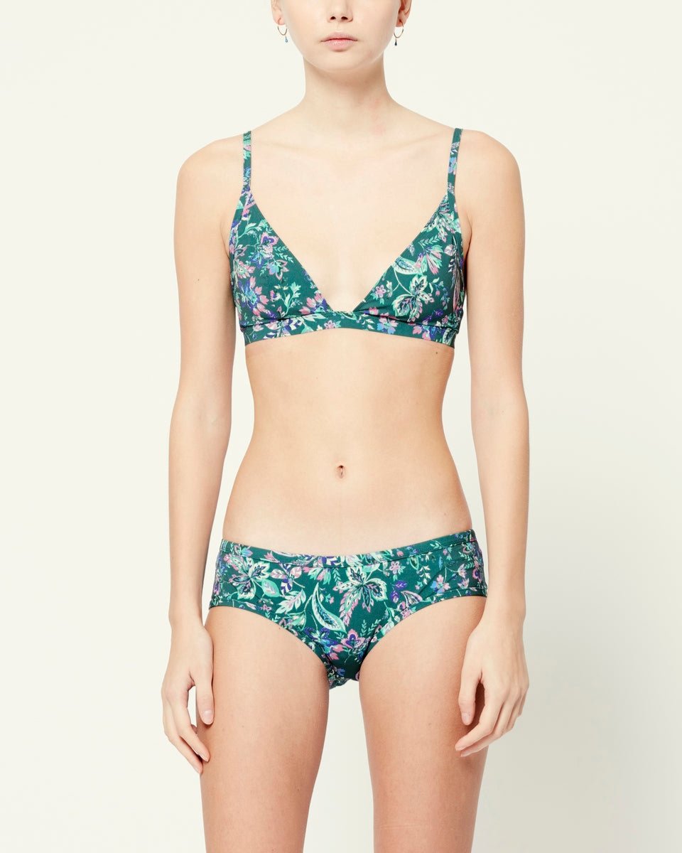 Niall Bikini Top - Dark Green