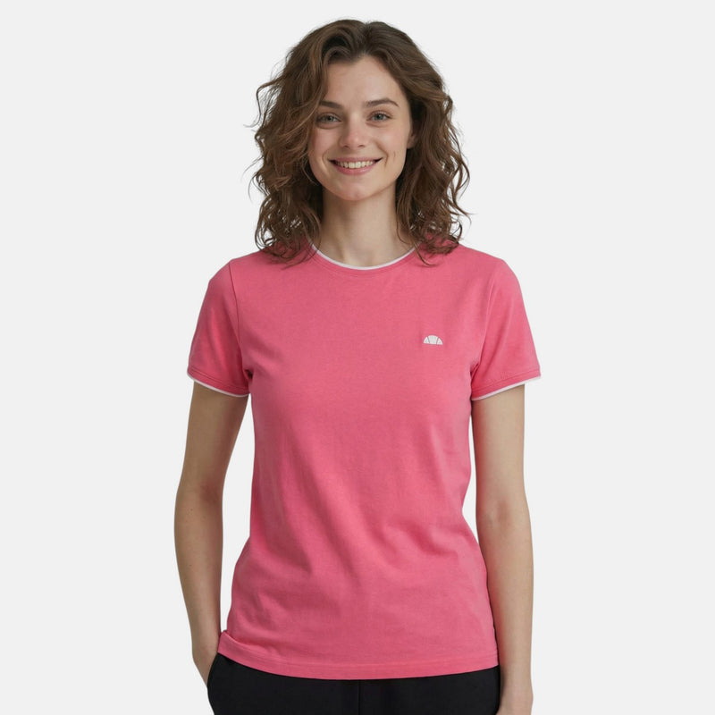T-Shirt Manches Courtes Ellesse Femme - Rose
