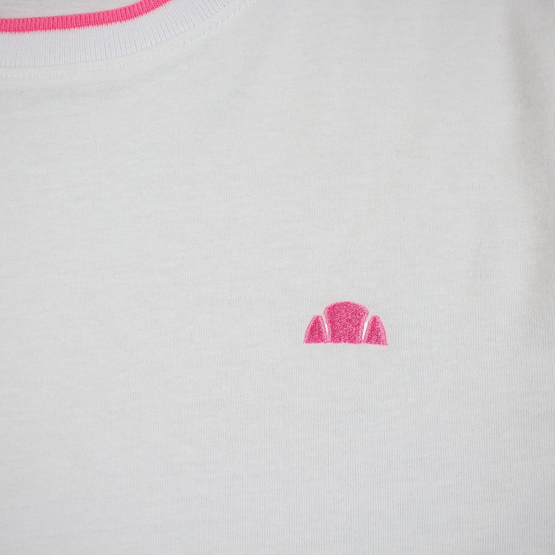 T-Shirt Manches Courtes Ellesse Femme - Blanc