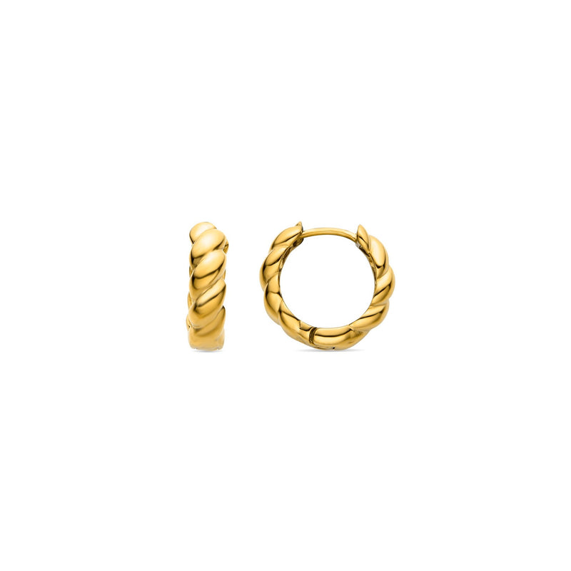Caiki Earrings 18K Yellow Gold Finish