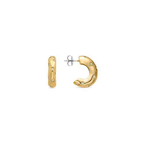Nysse Earrings 18K Yellow Gold Finish