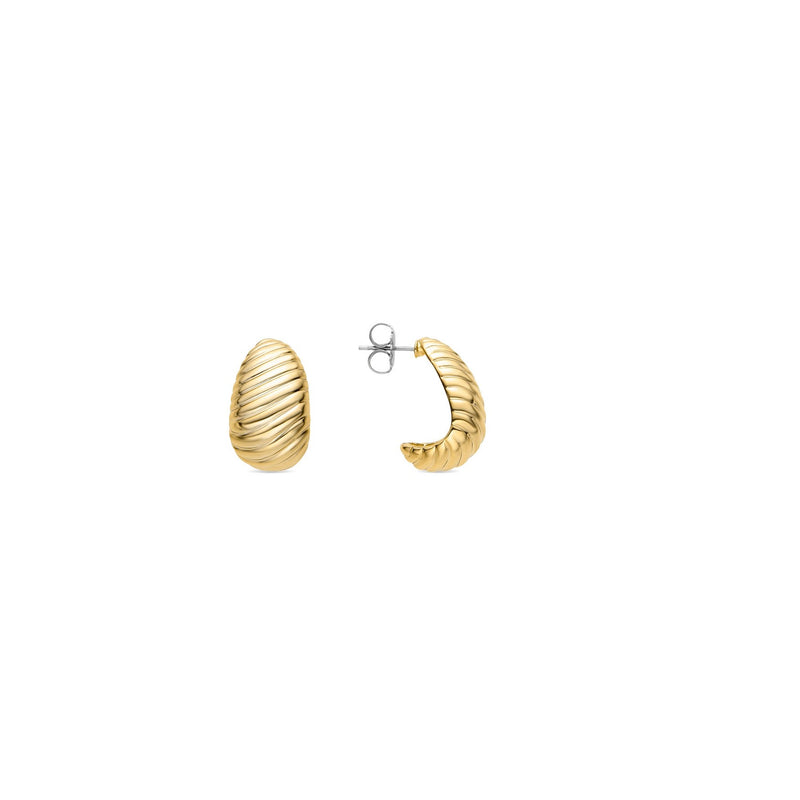 Axus Earrings 18K Yellow Gold Finish