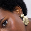 Hovia Earrings 18K Yellow Gold Finish
