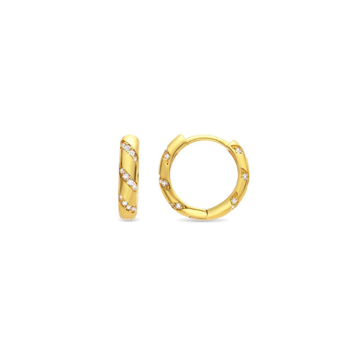Lionvi 18K Yellow Gold Earrings