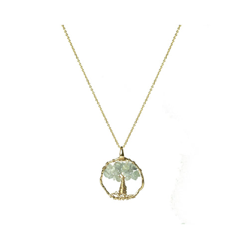 Budleia Necklace In 18 Carat Yellow Gold