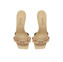 Catena Latte High-Heel Sandal