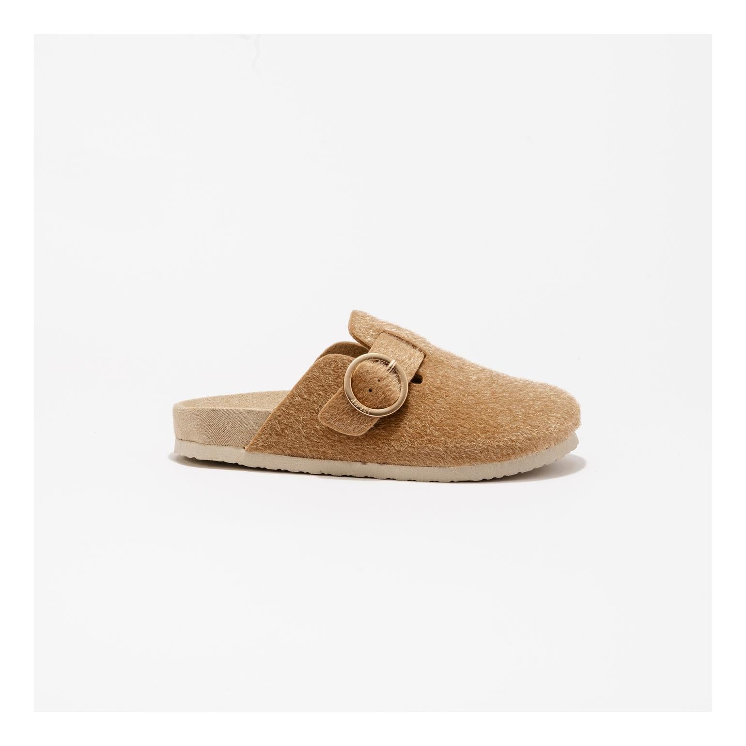 Mules Flair Tan-Fur