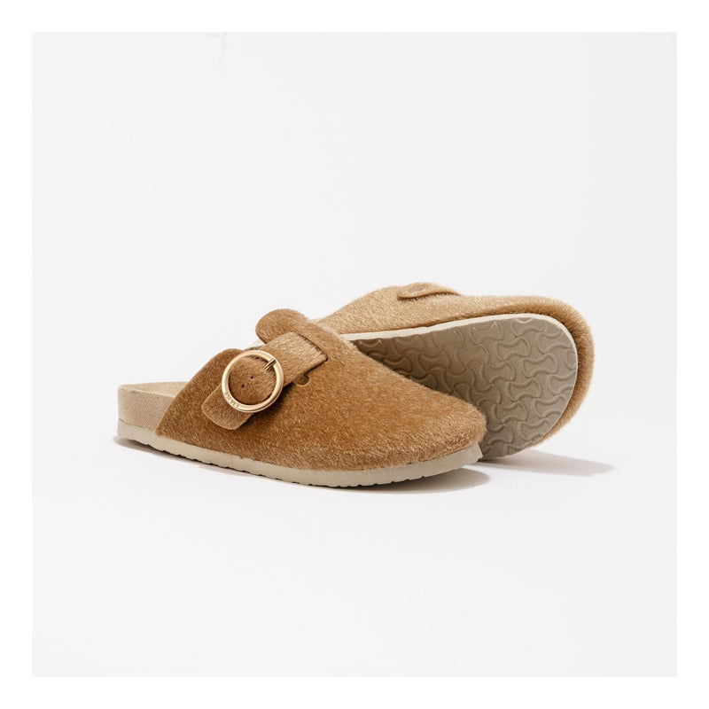Mules Flair Tan-Fur