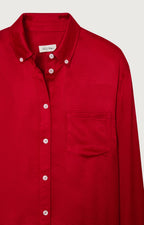 American Vintage - Relaxed Fit Long Sleeve Buttoned Collar Shirt - Coccinelle - Women