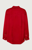 American Vintage - Camisa Loose ML con cuello abotonado - Coccinelle - Mujer