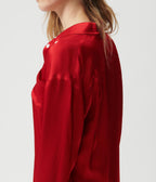 American Vintage - Relaxed Fit Long Sleeve Buttoned Collar Shirt - Coccinelle - Women