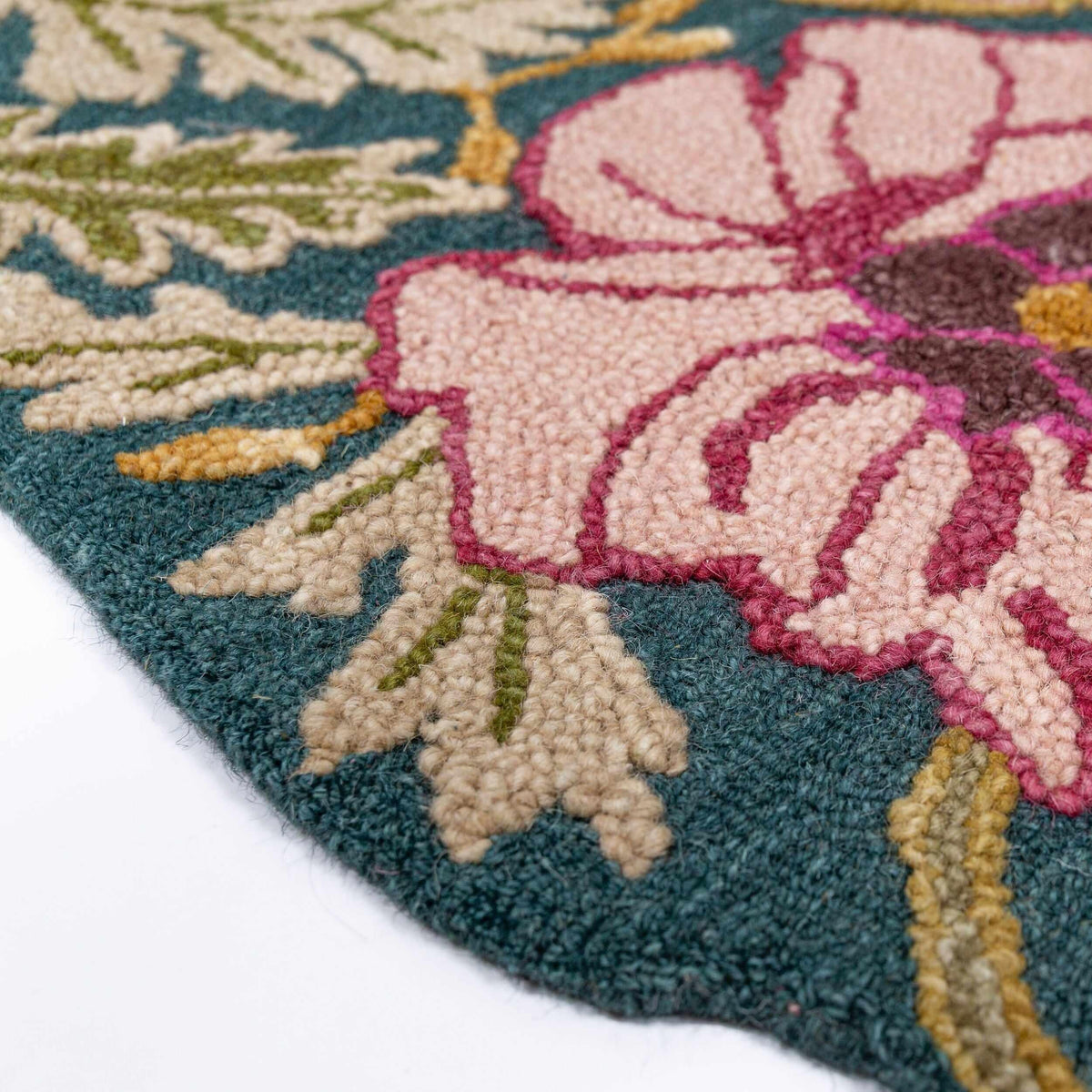 Alfombra de pasillo de lana Daphne